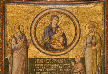 Obraz premium Rome - holy Mary and apostle - Santa Maria in Trastevere