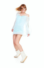 Portrait of young sexy woman