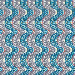 Seamless abstract wave pattern