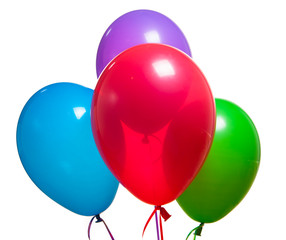 festive multicolor rgb air balloons