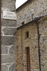 Alleyway. Bardi. Emilia-Romagna. Italy.