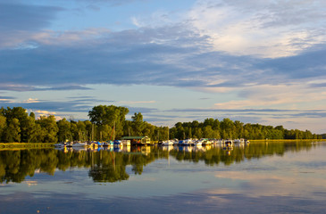 Fototapeta premium river Port