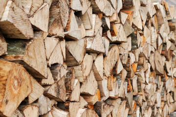 stock de bois