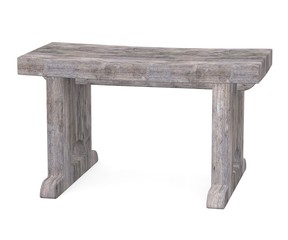 3d render of old bench