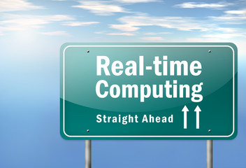 Highway Signpost "Real-time Computing"