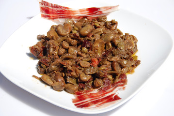 HABAS, JAMÓN, IBÉRICO, BELLOTA, PATA NEGRA,, PALETILLA