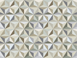 Triangle pattern in neutral colors