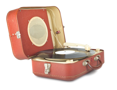 Retro Portable Turntable