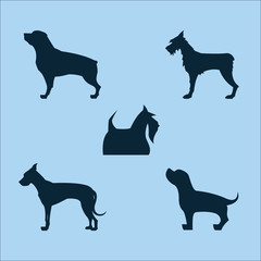 Dog Silhouettes