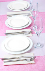 elegant holiday table setting