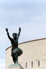 Liberation Monument on the Citadel in Budapest Hungary