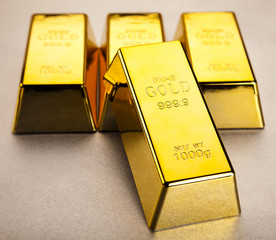 Stack of gold bars