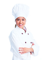 Young chinese chef woman.