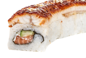 Japanese traditional Cuisine - Maki Roll with Cucumber , Cream C