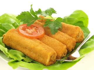Croquette, closeup