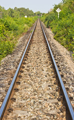 Fototapeta na wymiar railway tracks