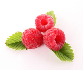 isolated raspberry