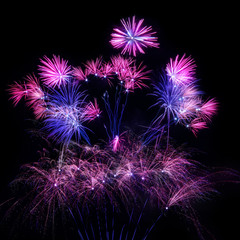 Colorful fireworks