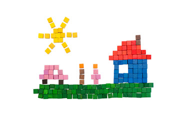 Obraz premium Traum vom Eigenheim