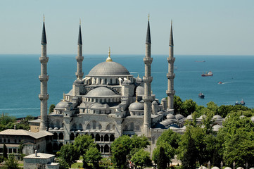 Fototapeta na wymiar Błękitny Meczet Istanbul - Sultanahmet