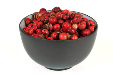 Bol de baies roses
