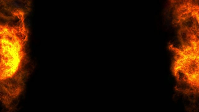 Fire, left and right