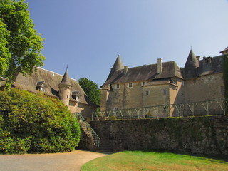 Fototapeta na wymiar Arnac - Château de Pompadour ; Corrèze ; Limousin ; Périgord