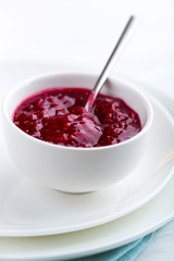 Raspberry Jam in a small Bowl