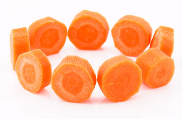 Carrots sliced