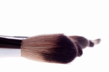 Brush white makeup