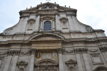 Fototapeta na wymiar Chiesa di Sant'Ignazio di Loyola in Campo Marzio, Roma