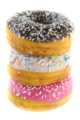 Stacked donuts