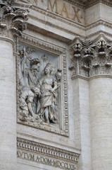 La Vergine mostra la fonte ai soldati, Fontana di Trevi, Roma