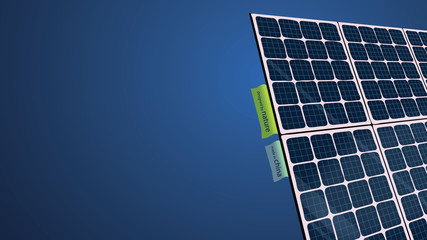 Obraz premium Solar Panels - Made in China - XXL