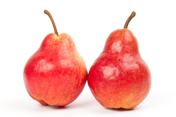 two red pears