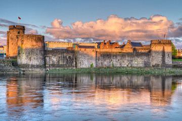 King John Castle in Limerick, Ireland