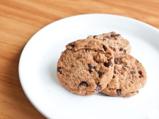 chocolate chips cookies.