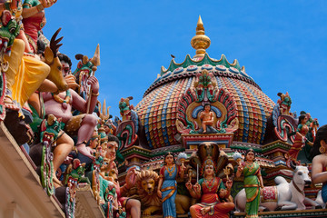Obraz premium Sri Mariamman Temple, Singapore