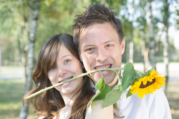 Fototapeta premium couple in love