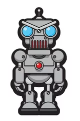 Deurstickers Grappige robot © hellagiustiuey