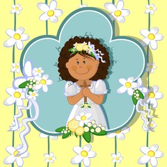 Prima comunione bambina-first communion girl