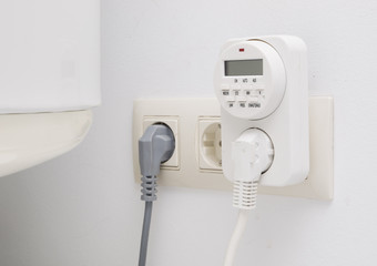 Timer to save energy for domestic purposes.