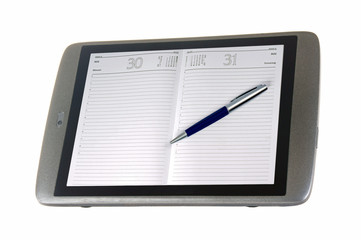 Tablet Pc and calendar