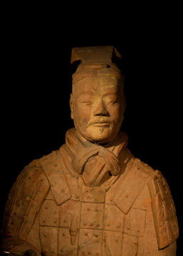 Terracotta warrior bust