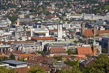 Blick auf Stuttgart