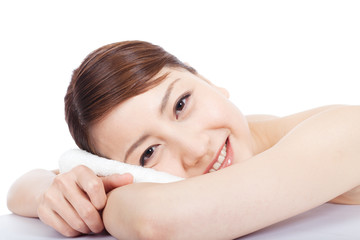 Obraz premium Beautiful young woman