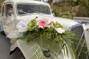 Voiture de la mariée
