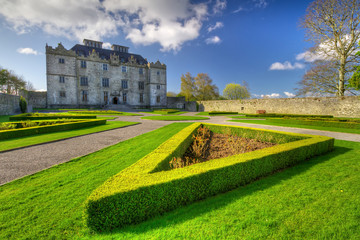 Portumna Castle and gardens in Co. Galway, Ireland