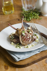 Grilled lamb chops