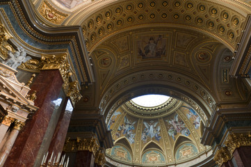 Obraz premium St Stephans Basilica in Budapest Hungary